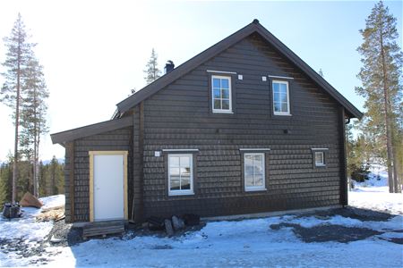 Exterior of a cottage in Idre.
