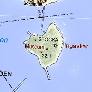Kartbild, Ingaskär, Stocka