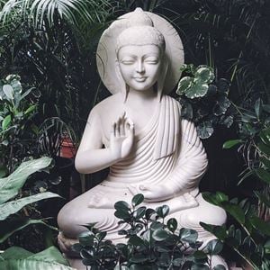 Buddha staty.