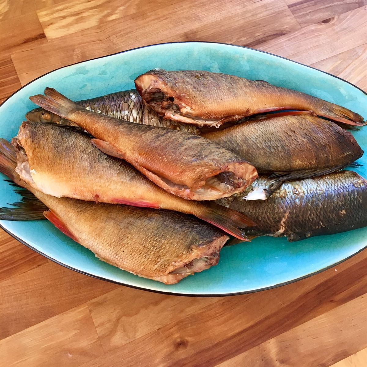 Smoked perch