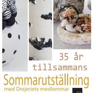 Konstutställning på Drejeriet butik & galleri, Hamngatan 7, Östersund.