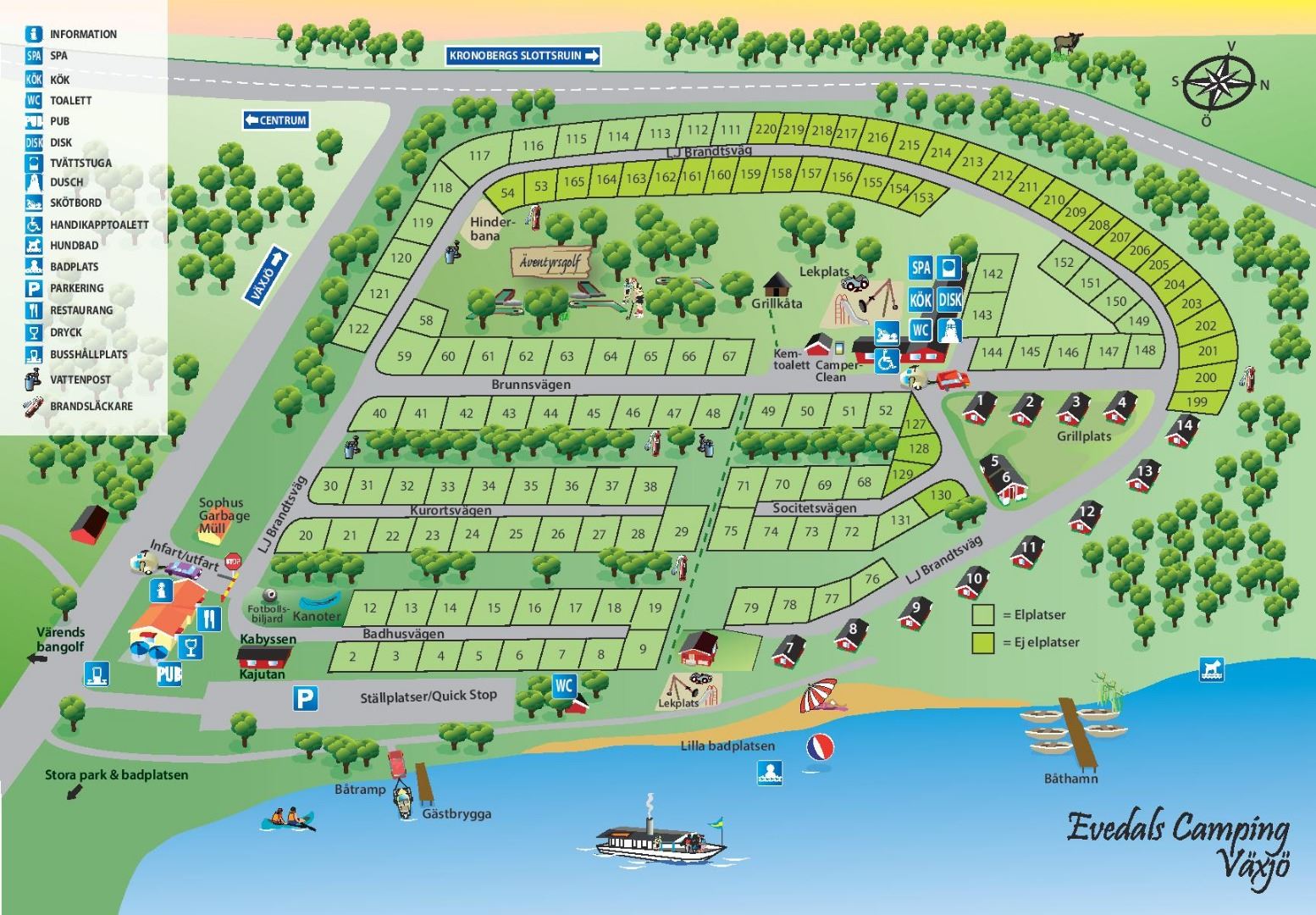 Evedals Camping Växjö 