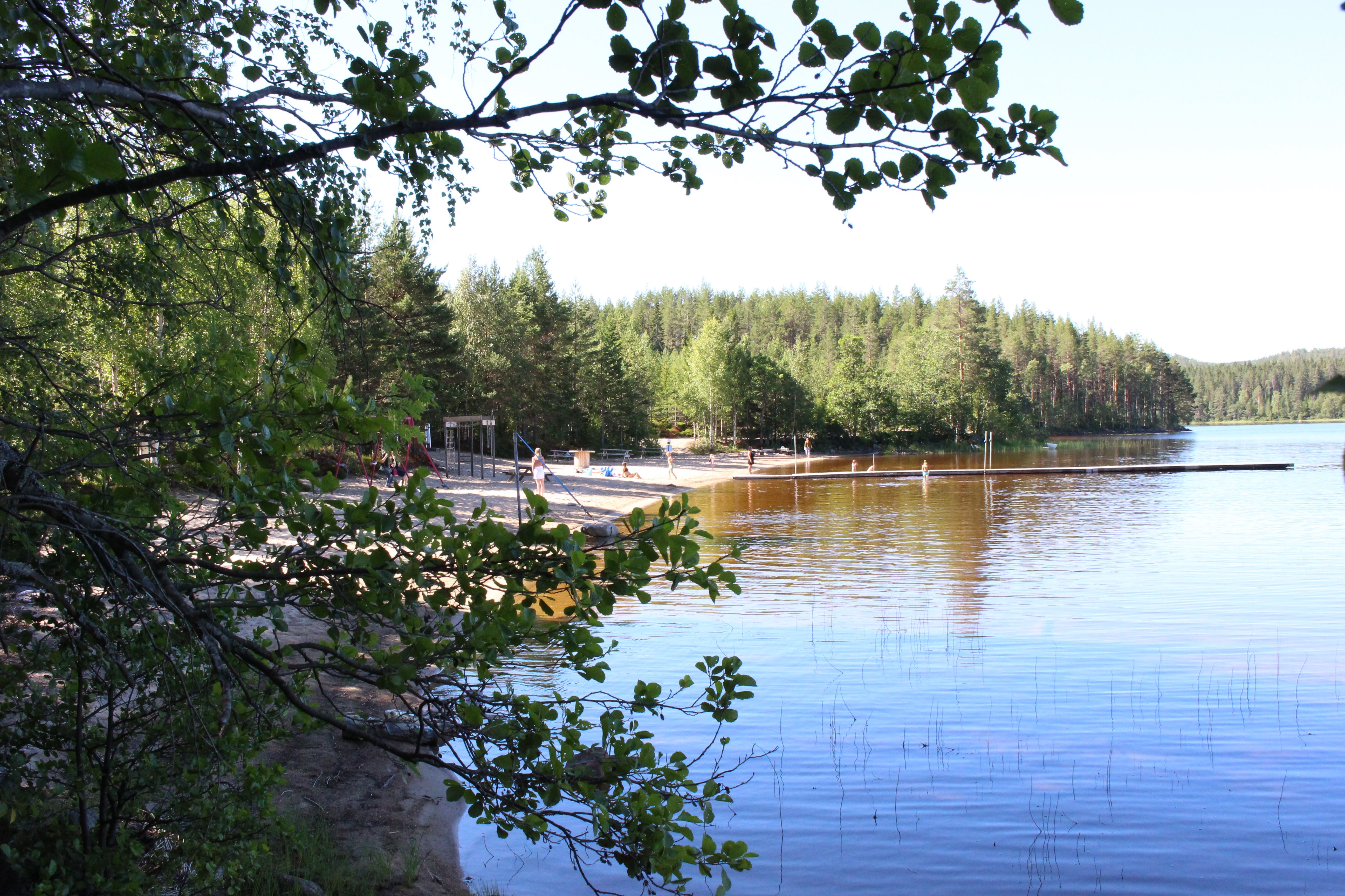 Bjärtsjön badstrand