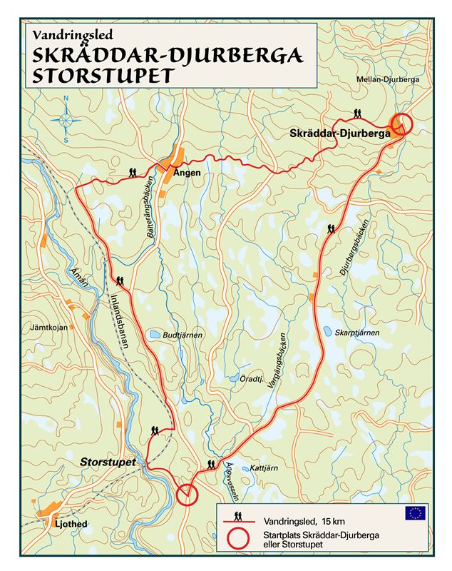 Map of the trail.