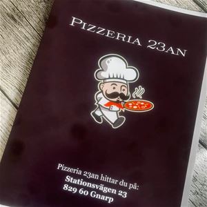 Meny Pizzeria 23:an