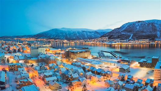 Tromsø City at night