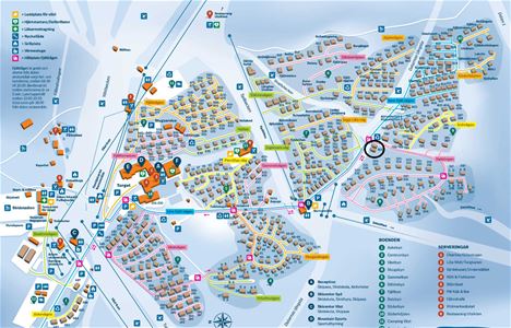 A map over Idre Fjäll.