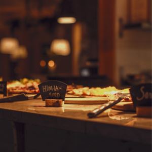 Pizzabuffé i Restaurang Árran 