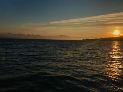 Midnight sun near Tromsø