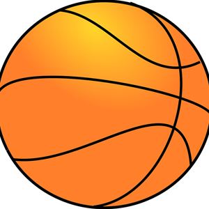 orange basketboll, svart bakgrund