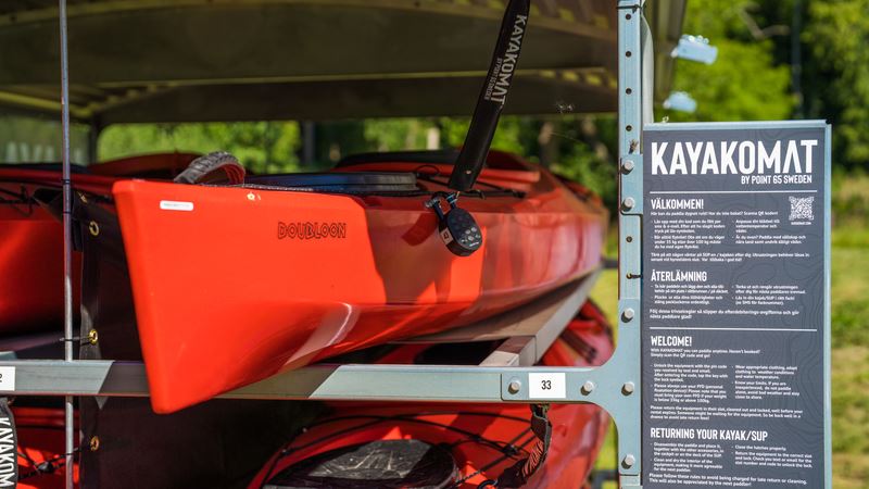 KAYAKOMAT Berg Slussar