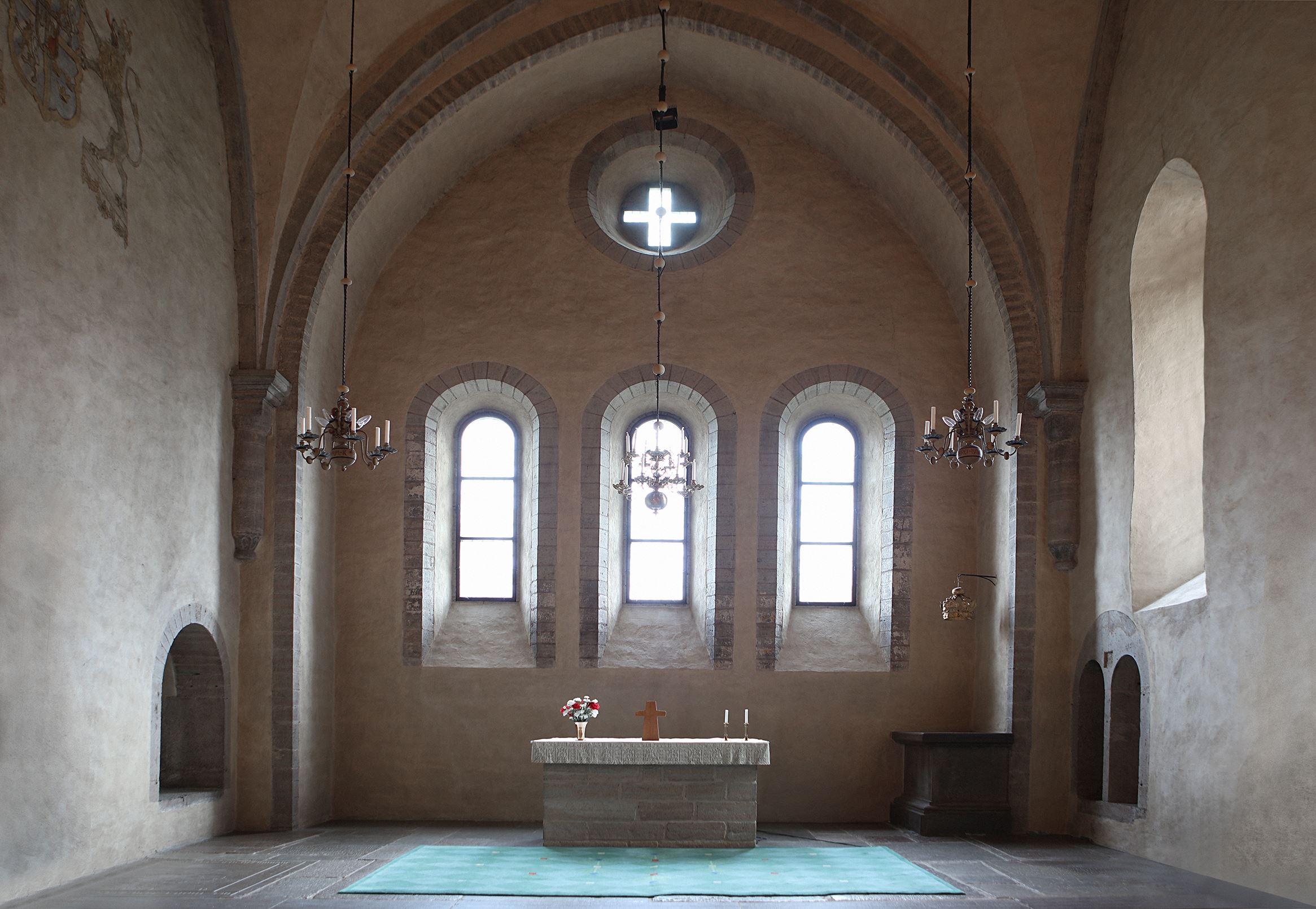 Vreta kloster kyrkby och klosterruin