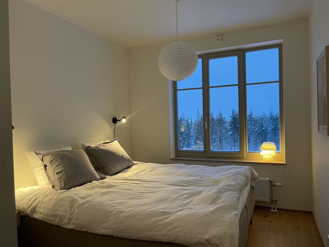 En dubbelsäng.