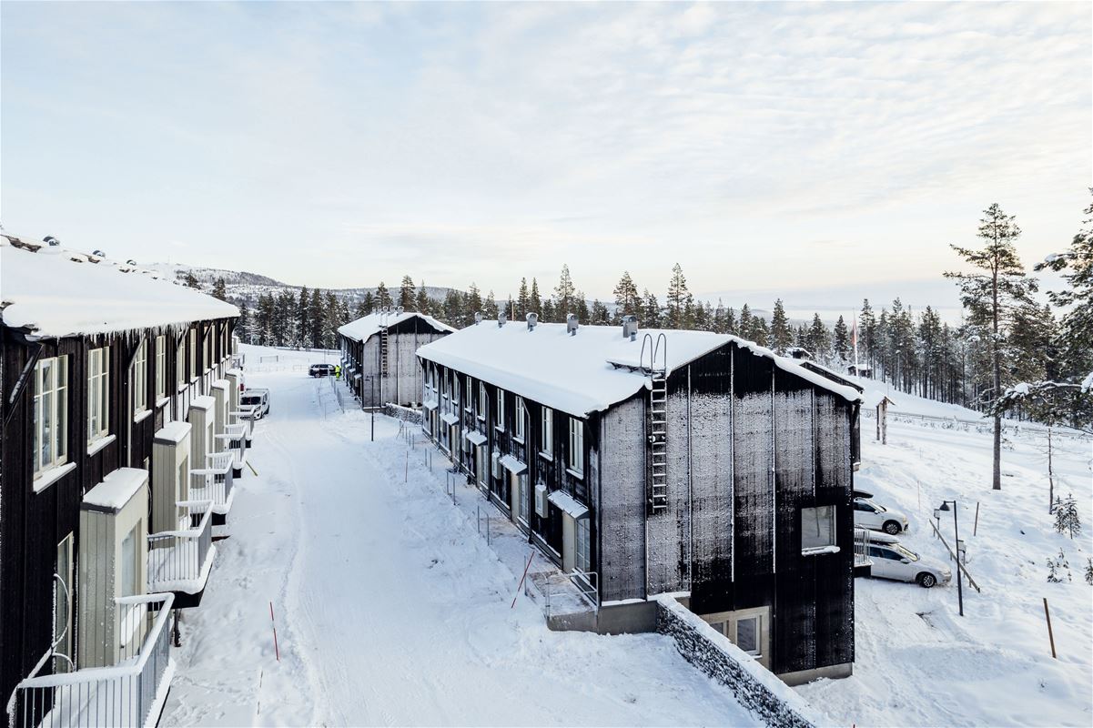 En stugby.