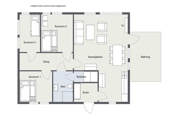 Hafjelltoppen Apartments Gaiastova 2 - 11 sengs leiligheter 