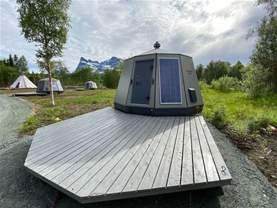 Inngang til igloen