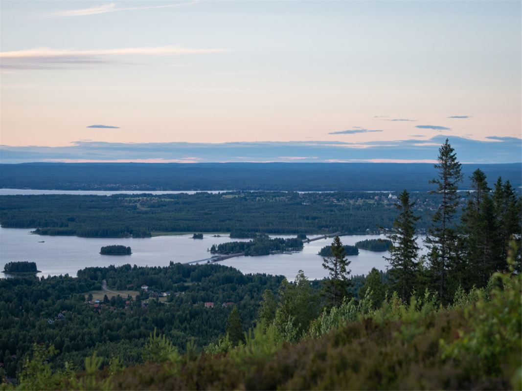 View of Lake Siljan.