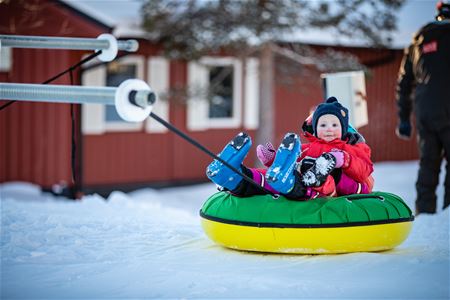 Lekpark vid skidbacken i Lofsdalen