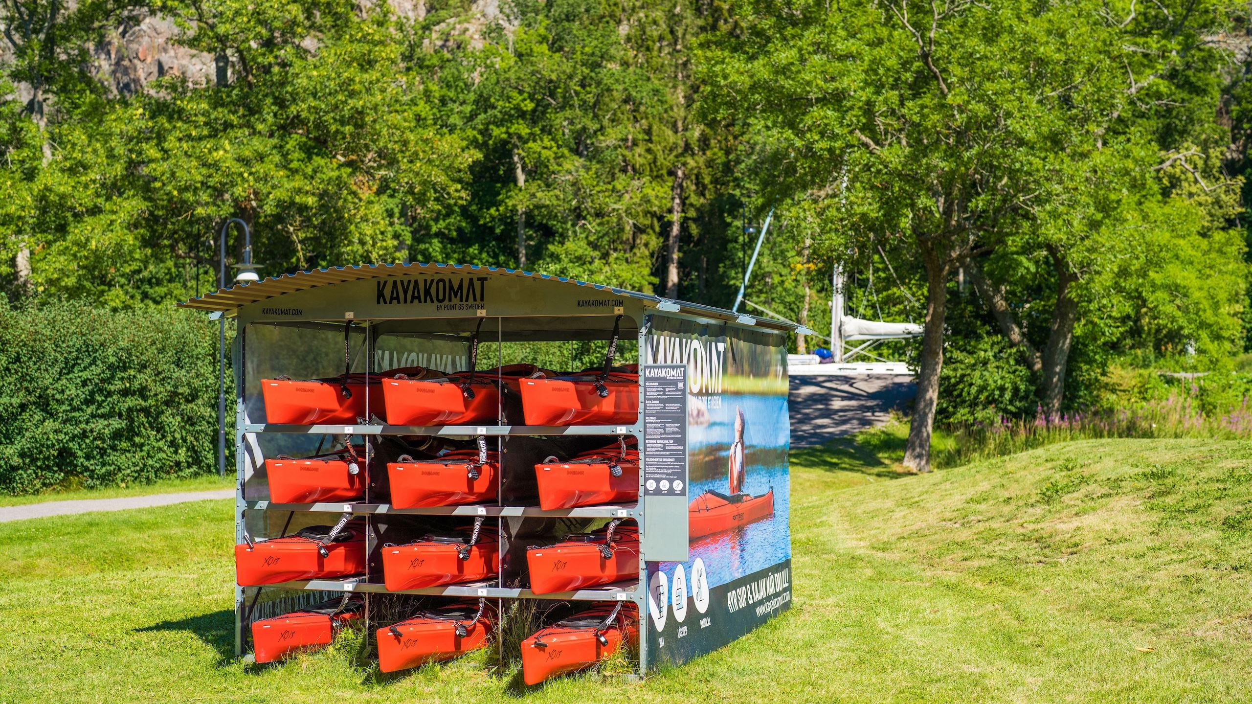 KAYAKOMAT Berg Slussar