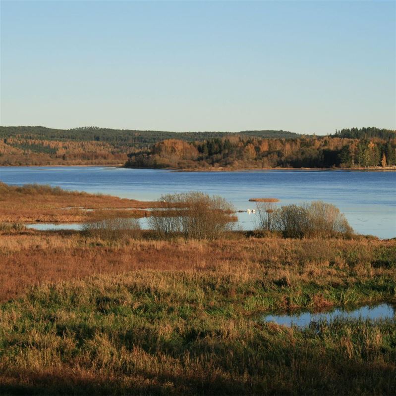 Utsikt över sjön Hovran.