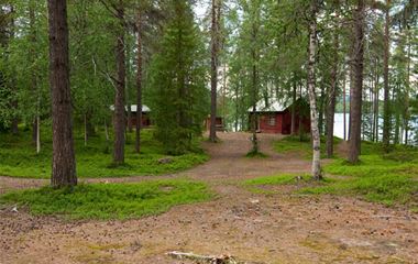 Wilderness accommodation at Laggträsket