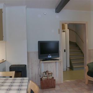 Interior of one of the cottages.