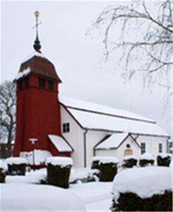 The church in winter.