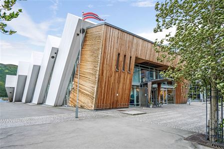 Utsiden av Polaria i Tromsø