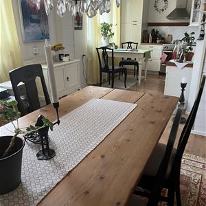 Large dining table. 