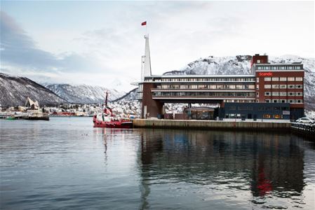 View of Scandic Ishavshotell in Tromsø.