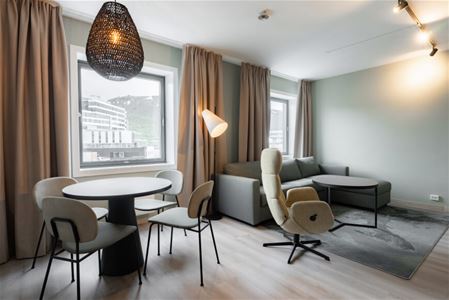 Junior suite in Scandic Grand Tromsø.