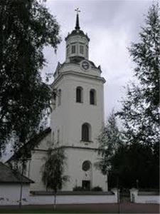 The tower at Orsa church.