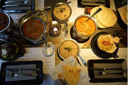 Various dishes at Indie Restaurant