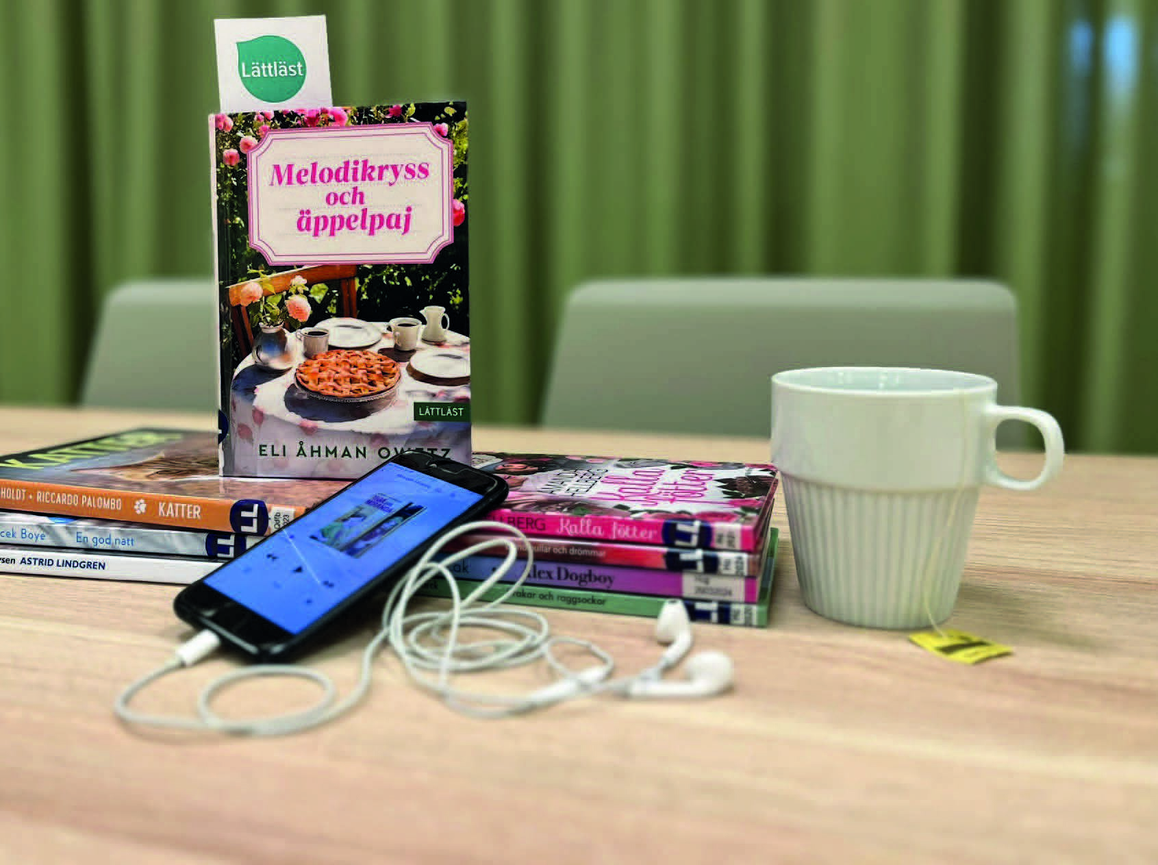 Lättlästcafé på biblioteket