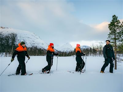 Snowshoeing in the Tamok Valley